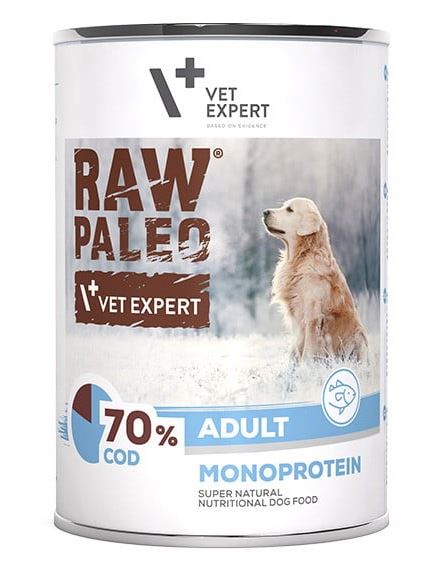 RAW PALEO Adult Kabeljau 6 x 400g