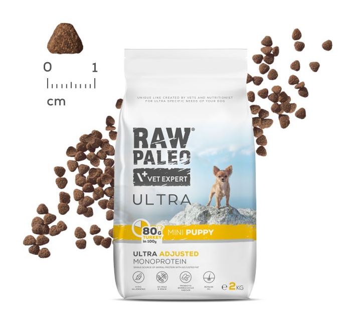 RAW PALEO Ultra Truthahn Mini Puppy 2 kg